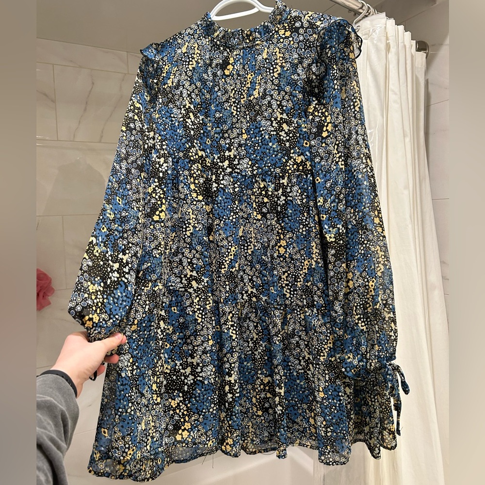 Lulu’s Multi Floral Print Babydoll Dress - Picture 7 of 10